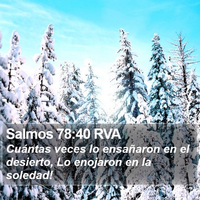 Salmos 78:40 RVA Bible Verse Image