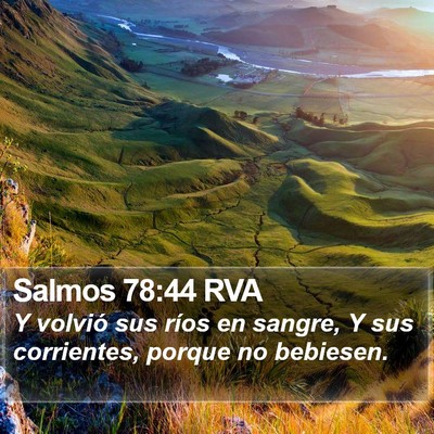 Salmos 78:44 RVA Bible Verse Image