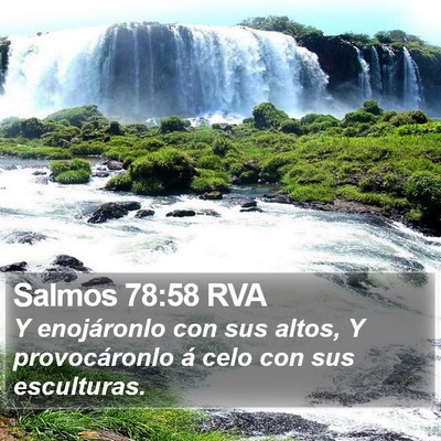 Salmos 78:58 RVA Bible Verse Image