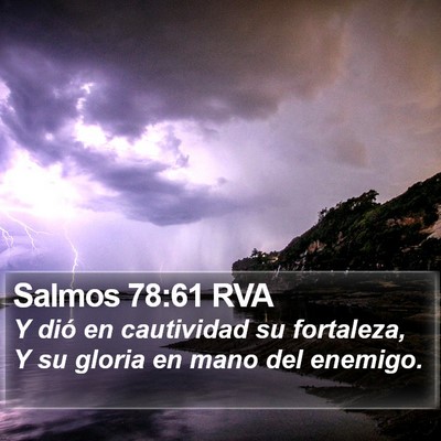 Salmos 78:61 RVA Bible Verse Image