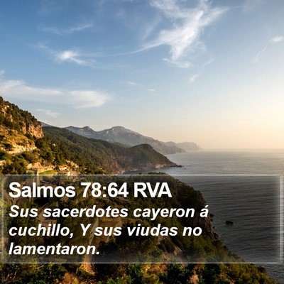 Salmos 78:64 RVA Bible Verse Image