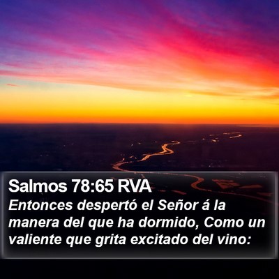 Salmos 78:65 RVA Bible Verse Image