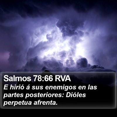 Salmos 78:66 RVA Bible Verse Image