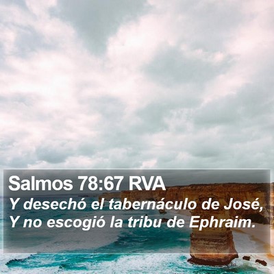 Salmos 78:67 RVA Bible Verse Image