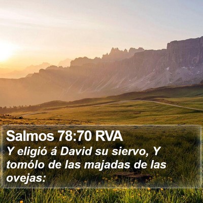 Salmos 78:70 RVA Bible Verse Image