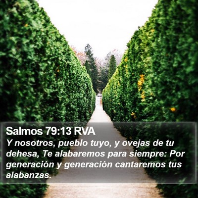 Salmos 79:13 RVA Bible Verse Image