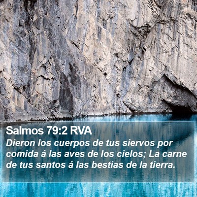 Salmos 79:2 RVA Bible Verse Image
