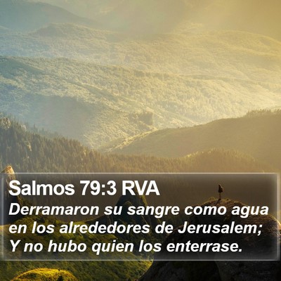 Salmos 79:3 RVA Bible Verse Image