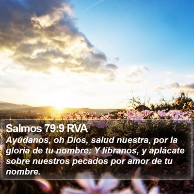 Salmos 79:9 RVA Bible Verse Image