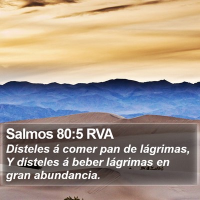 Salmos 80:5 RVA Bible Verse Image