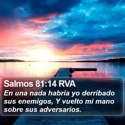 Salmos 81:14 RVA Bible Verse Image