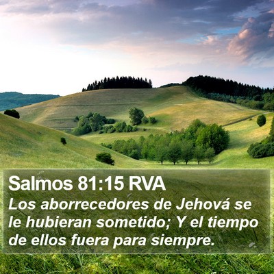 Salmos 81:15 RVA Bible Verse Image
