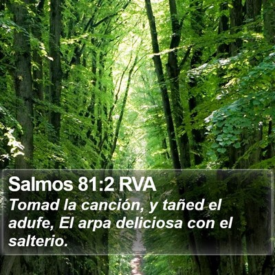 Salmos 81:2 RVA Bible Verse Image