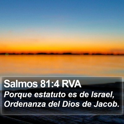 Salmos 81:4 RVA Bible Verse Image