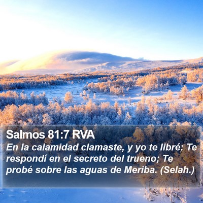 Salmos 81:7 RVA Bible Verse Image