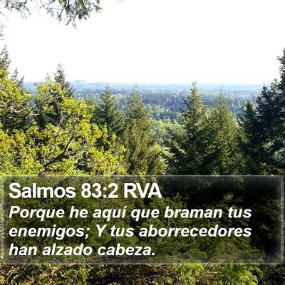 Salmos 83:2 RVA Bible Verse Image