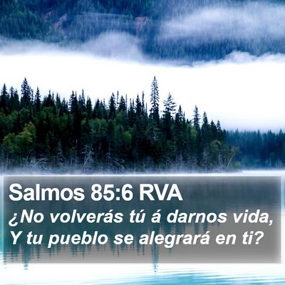 Salmos 85:6 RVA Bible Verse Image