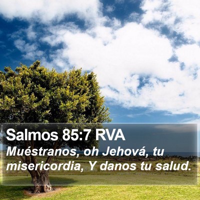 Salmos 85:7 RVA Bible Verse Image