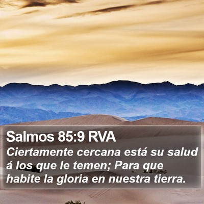 Salmos 85:9 RVA Bible Verse Image