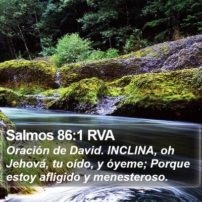 Salmos 86:1 RVA Bible Verse Image