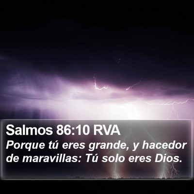 Salmos 86:10 RVA Bible Verse Image