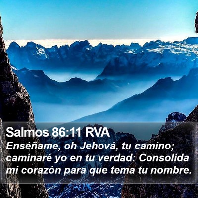 Salmos 86:11 RVA Bible Verse Image