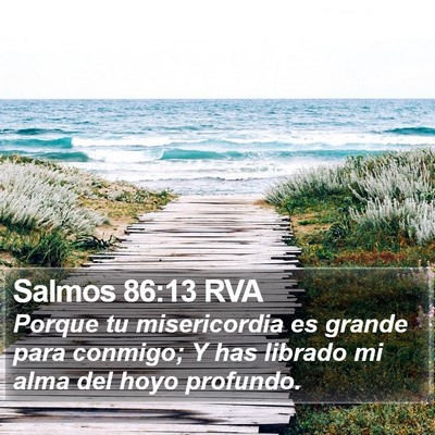 Salmos 86:13 RVA Bible Verse Image