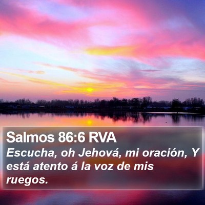 Salmos 86:6 RVA Bible Verse Image
