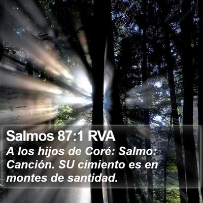 Salmos 87:1 RVA Bible Verse Image