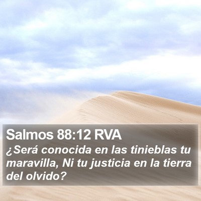 Salmos 88:12 RVA Bible Verse Image