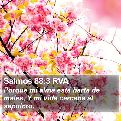 Salmos 88:3 RVA Bible Verse Image