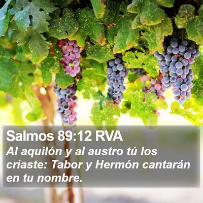 Salmos 89:12 RVA Bible Verse Image