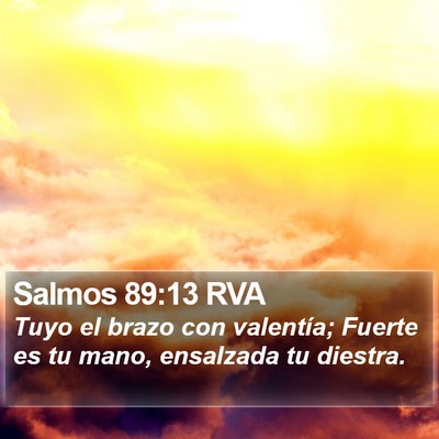 Salmos 89:13 RVA Bible Verse Image