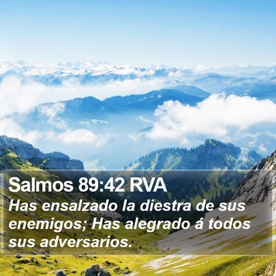 Salmos 89:42 RVA Bible Verse Image