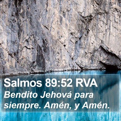Salmos 89:52 RVA Bible Verse Image
