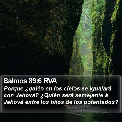 Salmos 89:6 RVA Bible Verse Image