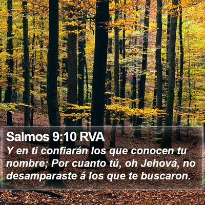 Salmos 9:10 RVA Bible Verse Image
