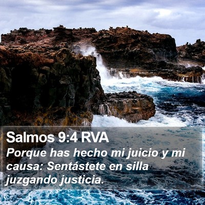 Salmos 9:4 RVA Bible Verse Image