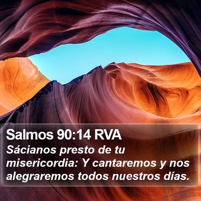 Salmos 90:14 RVA Bible Verse Image