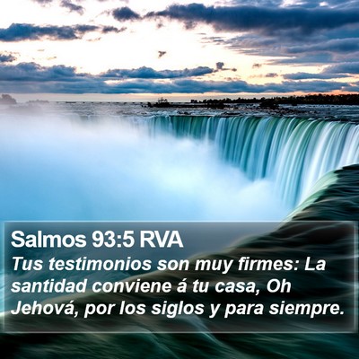 Salmos 93:5 RVA Bible Verse Image