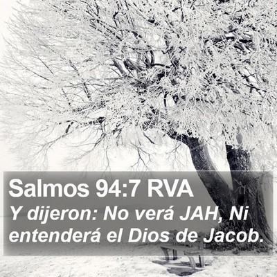 Salmos 94:7 RVA Bible Verse Image