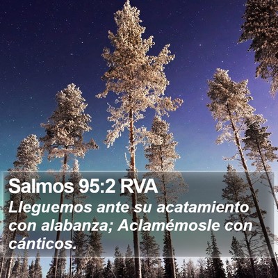 Salmos 95:2 RVA Bible Verse Image