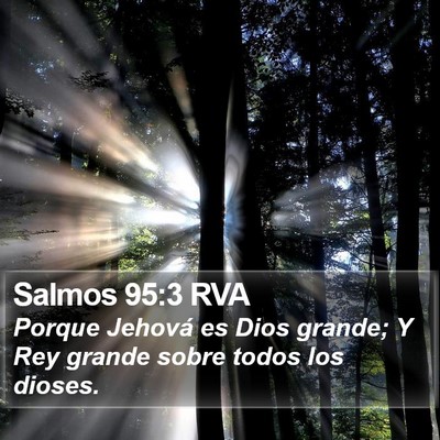Salmos 95:3 RVA Bible Verse Image