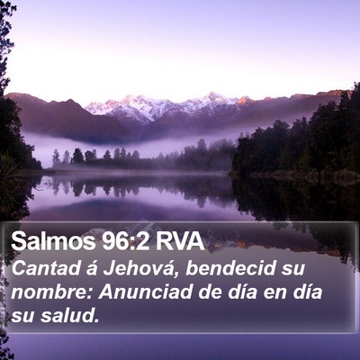 Salmos 96:2 RVA Bible Verse Image