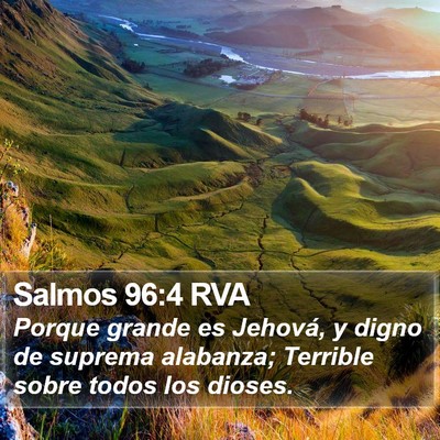 Salmos 96:4 RVA Bible Verse Image