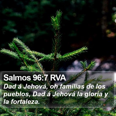 Salmos 96:7 RVA Bible Verse Image