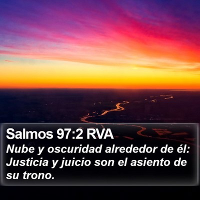 Salmos 97:2 RVA Bible Verse Image