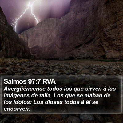 Salmos 97:7 RVA Bible Verse Image