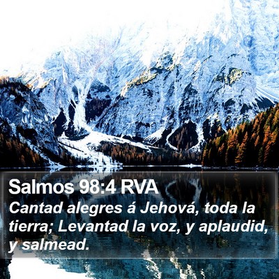 Salmos 98:4 RVA Bible Verse Image