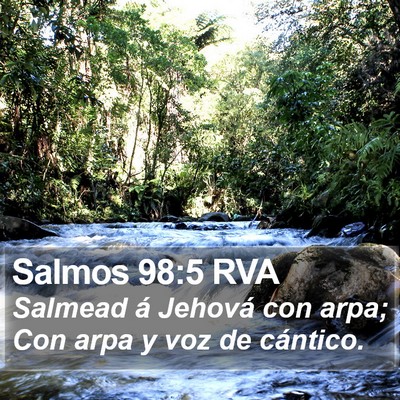 Salmos 98:5 RVA Bible Verse Image
